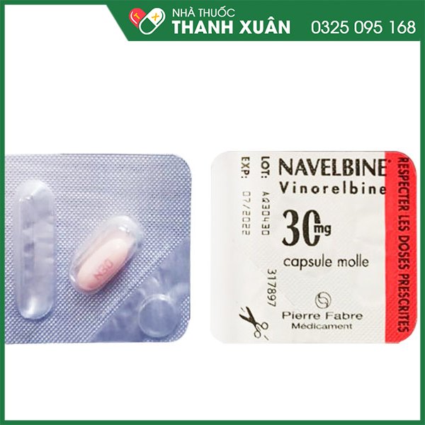 Navelbine 30 thuốc điều trị ung thư hiệu quả